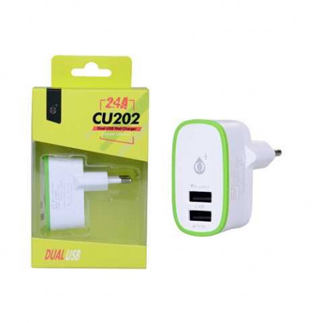 CHARGEUR DOUBLE 2,1A + 1A