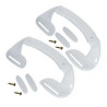 KIT 2 POIGNEES FRIGO BLANCHES