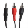 JACK 3.5 MM MALE - 2 X RCA 1.2