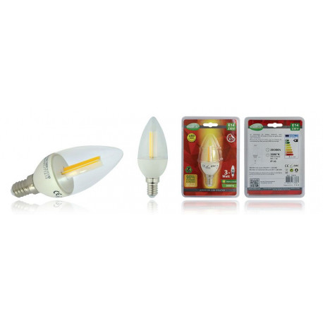 AMPOULE LED F. FLAMME E14 3W