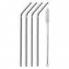 SET DE 4 PAILLES INOXL