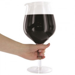 ***EPUISE-CARAFE VERRE A PIED